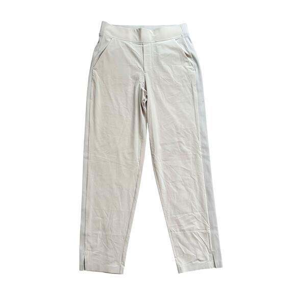 Athleta light beige / cream slim wind pants size 2 - Picture 1 of 13